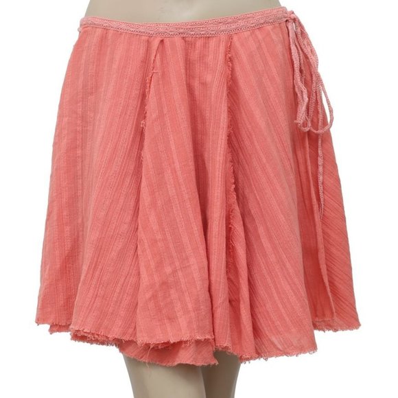 Free People Coral Raw Edge Skirt - Picture 1 of 7